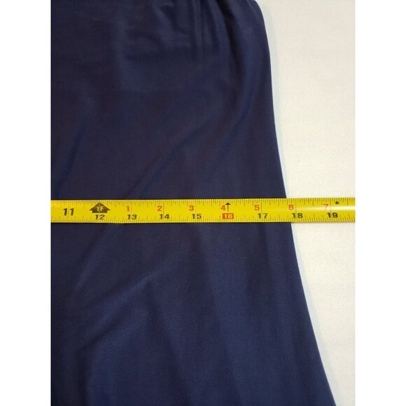 Soma Womens Sleeveless Navy Blue Dress With V-Neck‎ & Back Tie Detail size S - Picture 16 of 16